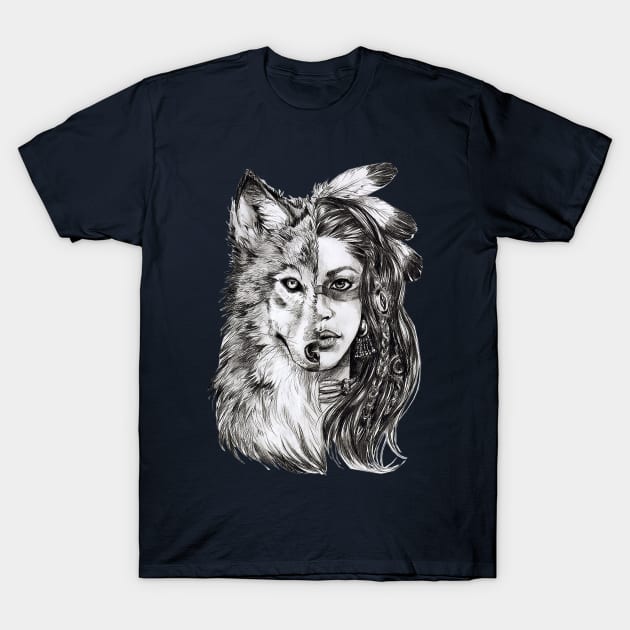 Wolf-Girl T-Shirt by North West